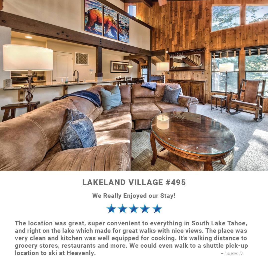 Lakeland Village 495 - Stellers Jay'S Nest Hot Tubs Beach Саут-Лейк-Таго Екстер'єр фото